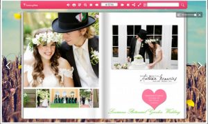 screenshot of Wedding Wire HTML5 Flipbook